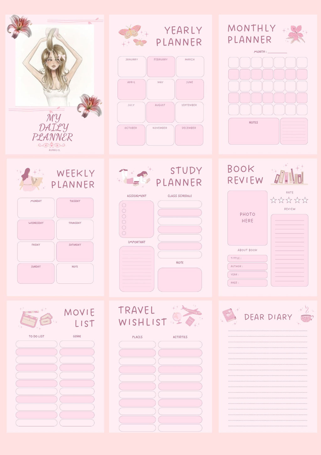 My daily planner 💌