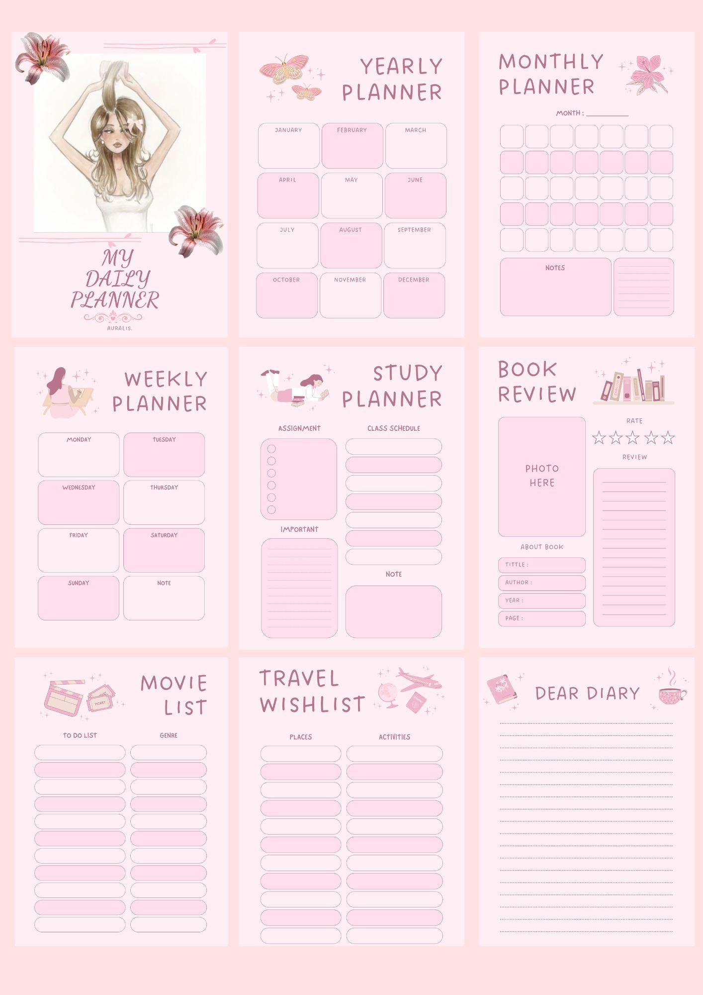My daily planner 💌